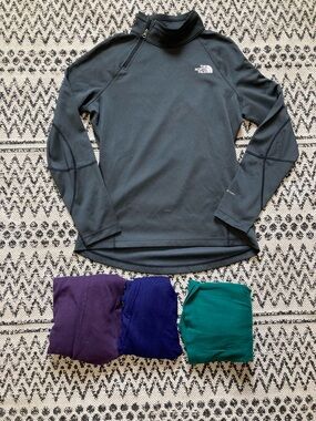 North Face Pull-Over + Winter Tops
